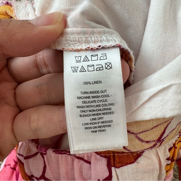 RACHEL ROY Floral Print Linen Shorts - Picture 4 of 6